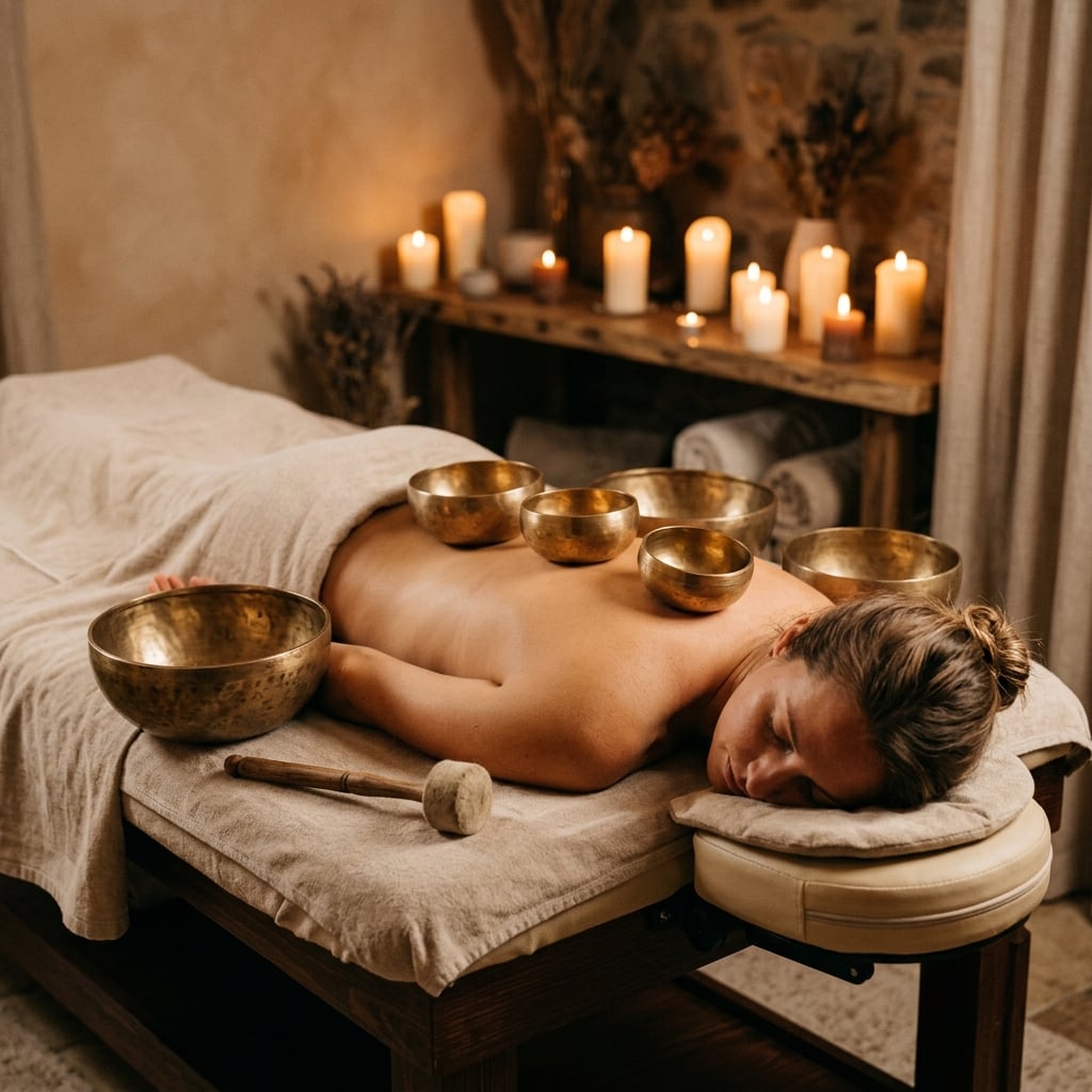 Massage aux Bols Tibétains